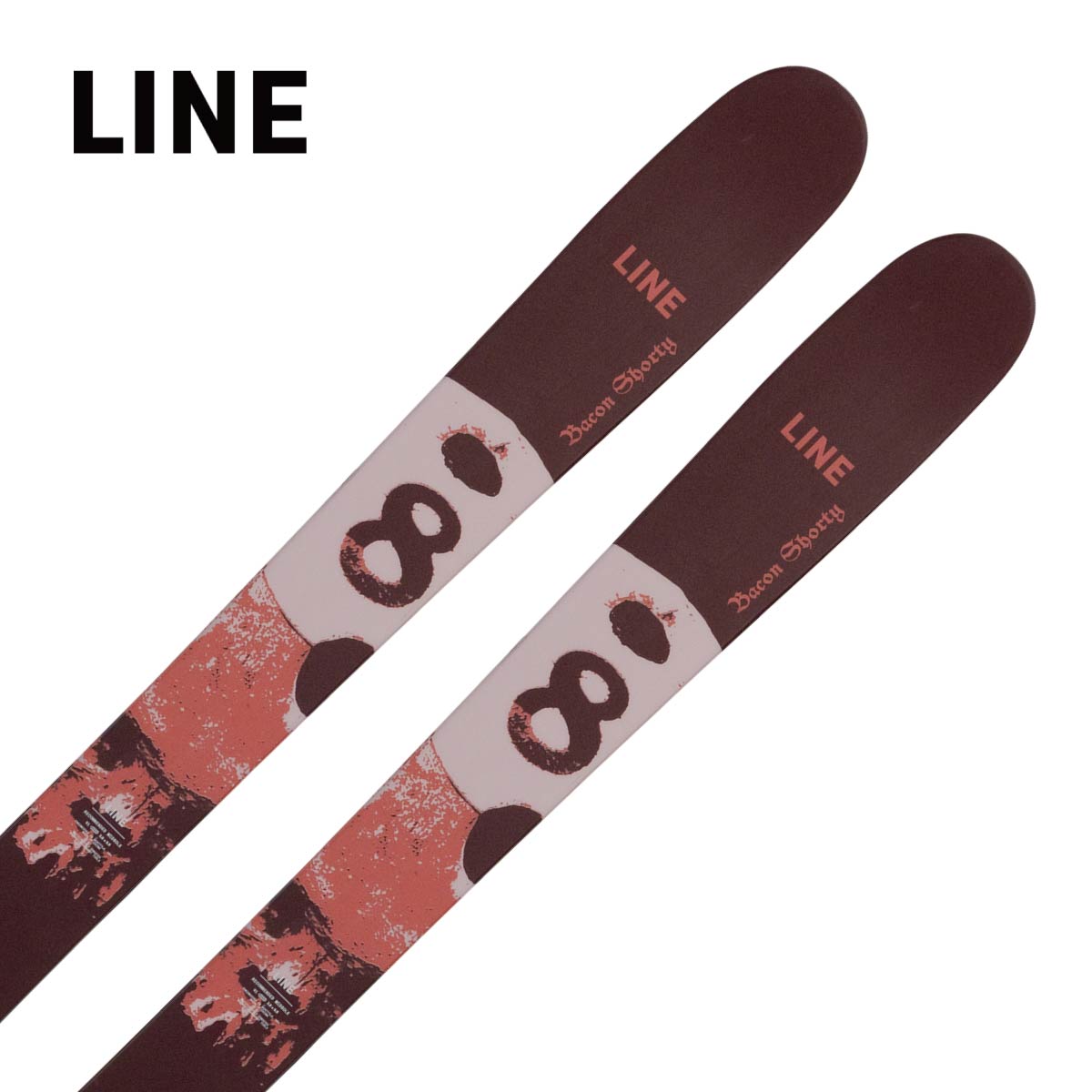 【新款預售】LINE〔滑雪板 自由滑行〕＜2027＞BACON SHORTY / LN26177700【Only Ski】