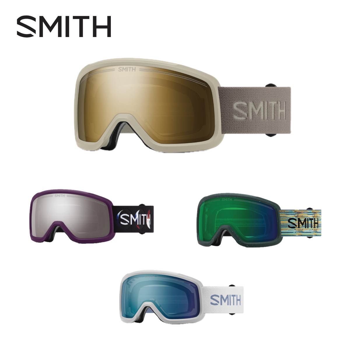 【新款預售】SMITH〔滑雪鏡〕＜2027＞SHAKEDOWN【ASIAN FIT】【Mirror】