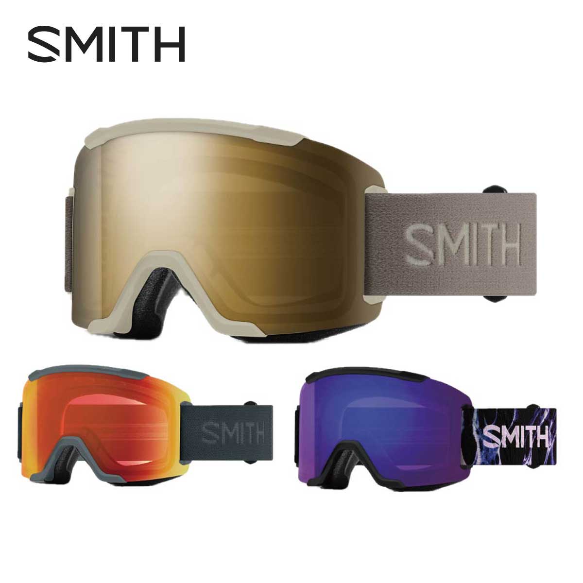 【新款預售】SMITH〔滑雪鏡〕＜2027＞SQUAD【ASIAN FIT】【Mirror】