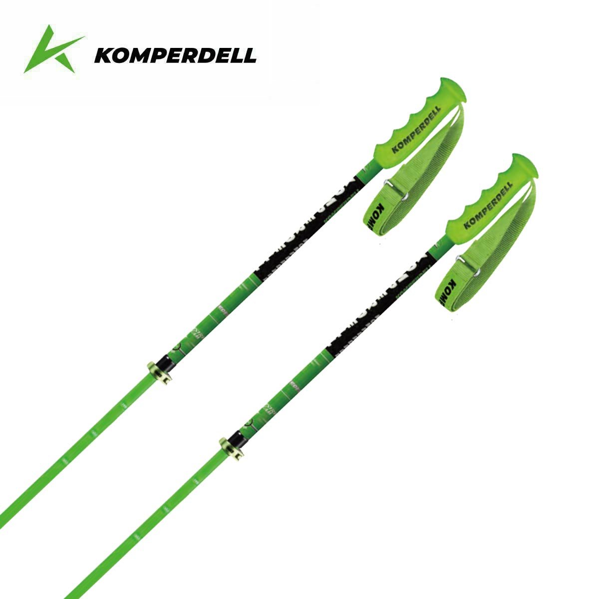 【新款預售】KOMPERDELL〔滑雪杖 伸縮可調節式〕＜2027＞CARBON PRO VARIO JAPAN GREEN/GREEN / KO2-CBPVJP-NGR /