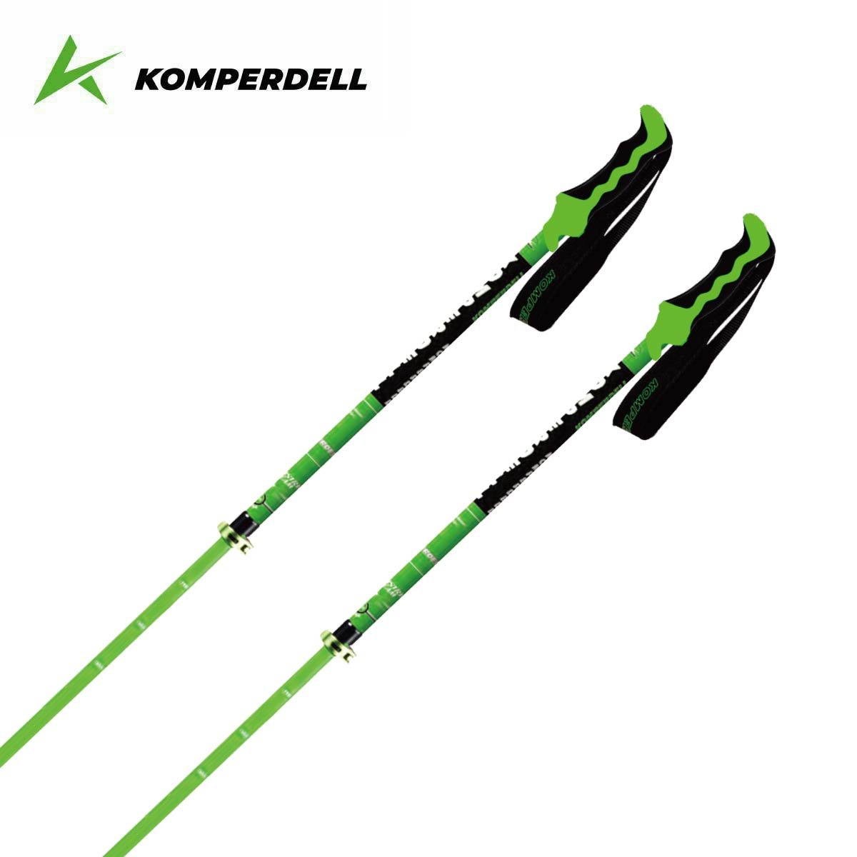 【新款預售】KOMPERDELL〔滑雪杖 伸縮可調節式〕＜2027＞CARBON PRO VARIO JAPAN GREENⅡ/GREEN / KO2-CBPVJP-NG2 /