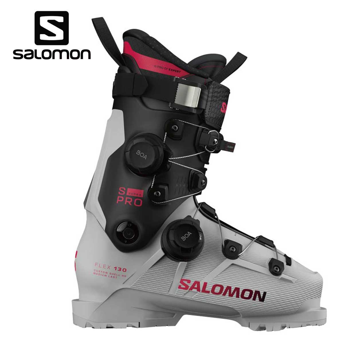 【新款預售】SALOMON〔滑雪鞋〕＜2027＞S/PRO SUPRA DUAL BOA 130 / L45419700【GripWalk】【BOA Fit System】