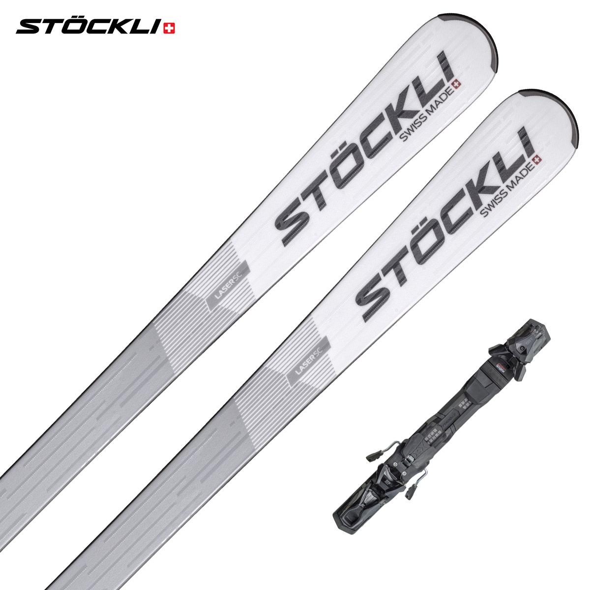 【新款預售】STOCKLI〔全能型滑雪板〕＜2027＞LASER-SC + Plat-STOE-SRT Speed-D20 (plate) + SRT12 / UC20-025-1
