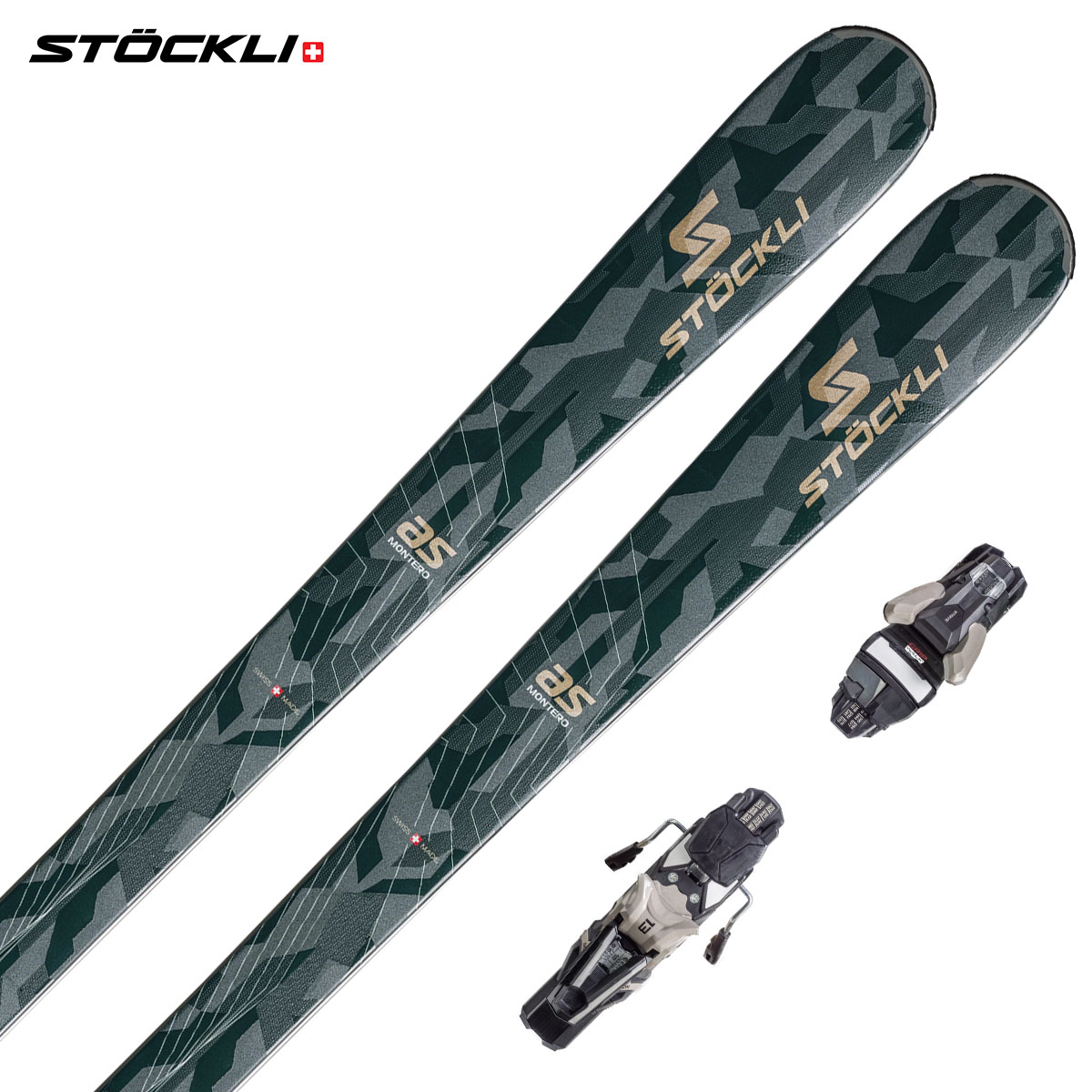 【新款預售】STOCKLI〔滑雪板 自由滑行〕＜2027＞MONTERO-AS-D20 + STRIVE 13D / UC22-007-1