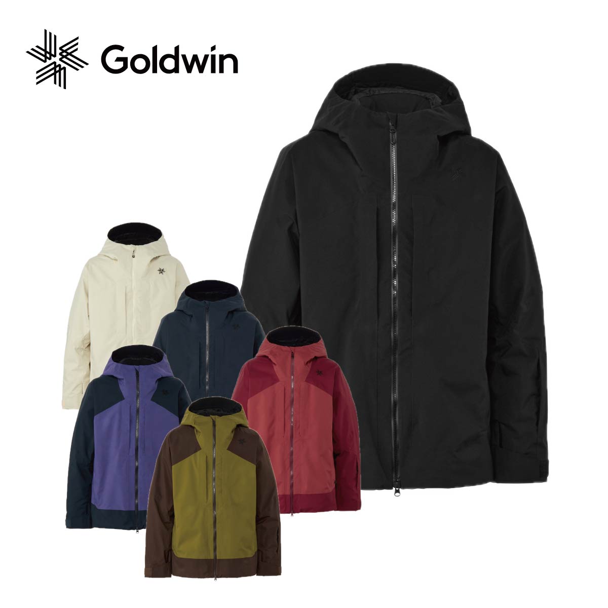 【新款预售】GOLDWIN〔滑雪服 上衣〕＜2027＞GORE-TEX 2L JACKET / G06302