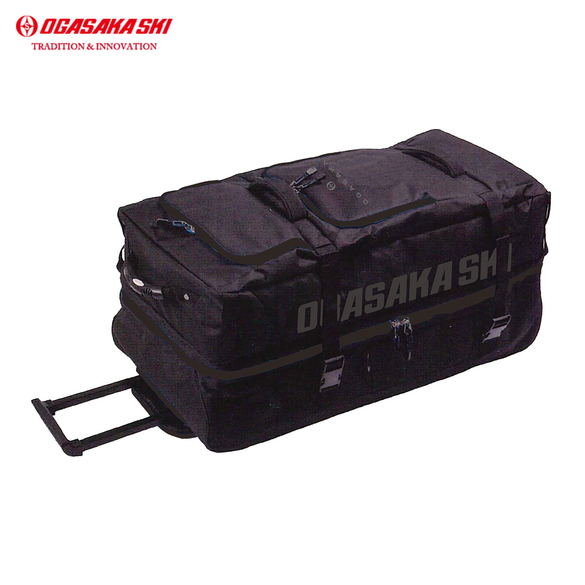 【新款預售】【特殊原因不能發海外】OGASAKA〔滑雪板包 帶滾輪〕＜2027＞TRAVEL BAG / 13400187F /