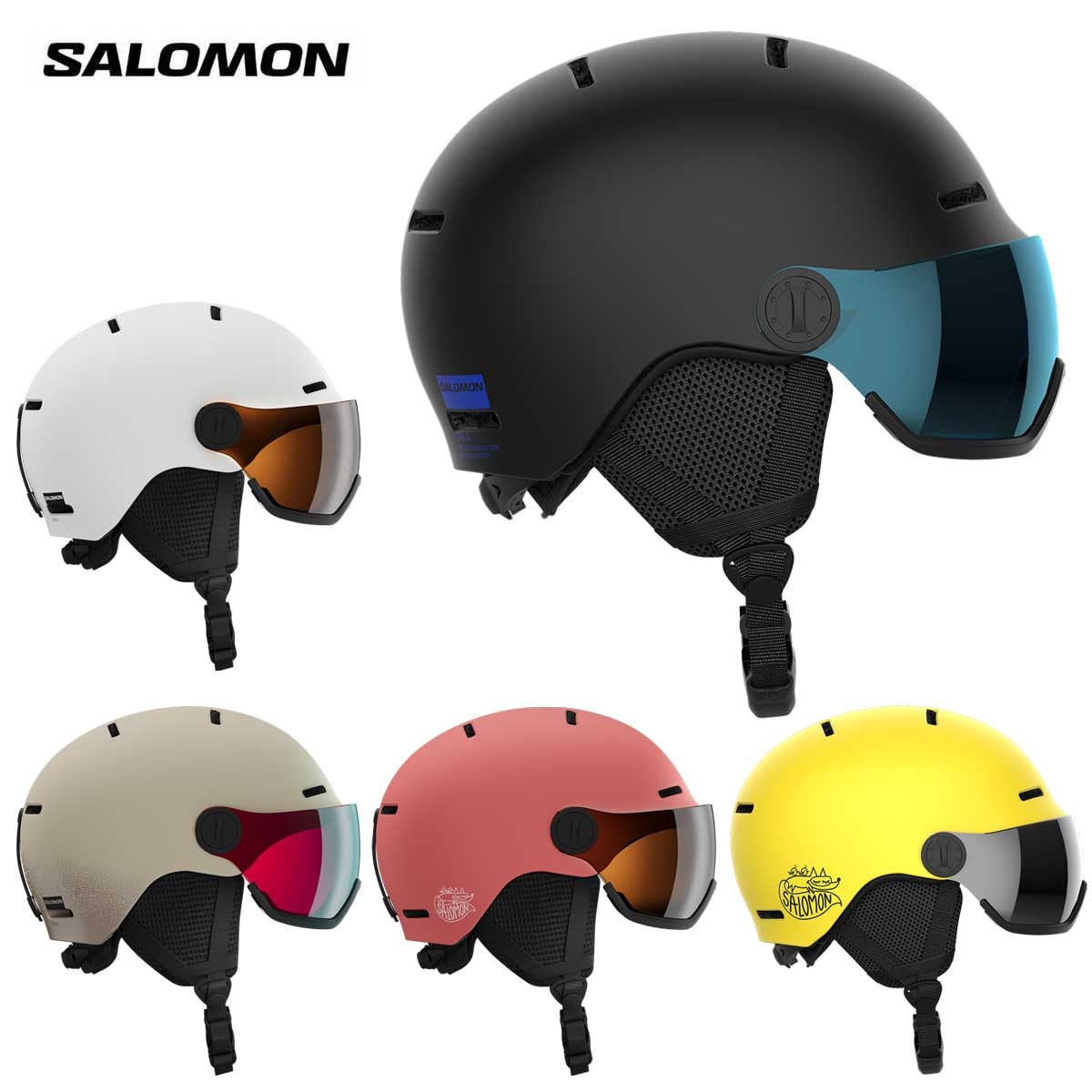 【新款預售】SALOMON〔滑雪頭盔 兒童 少年〕＜2027＞ORKA VISOR / L4 00