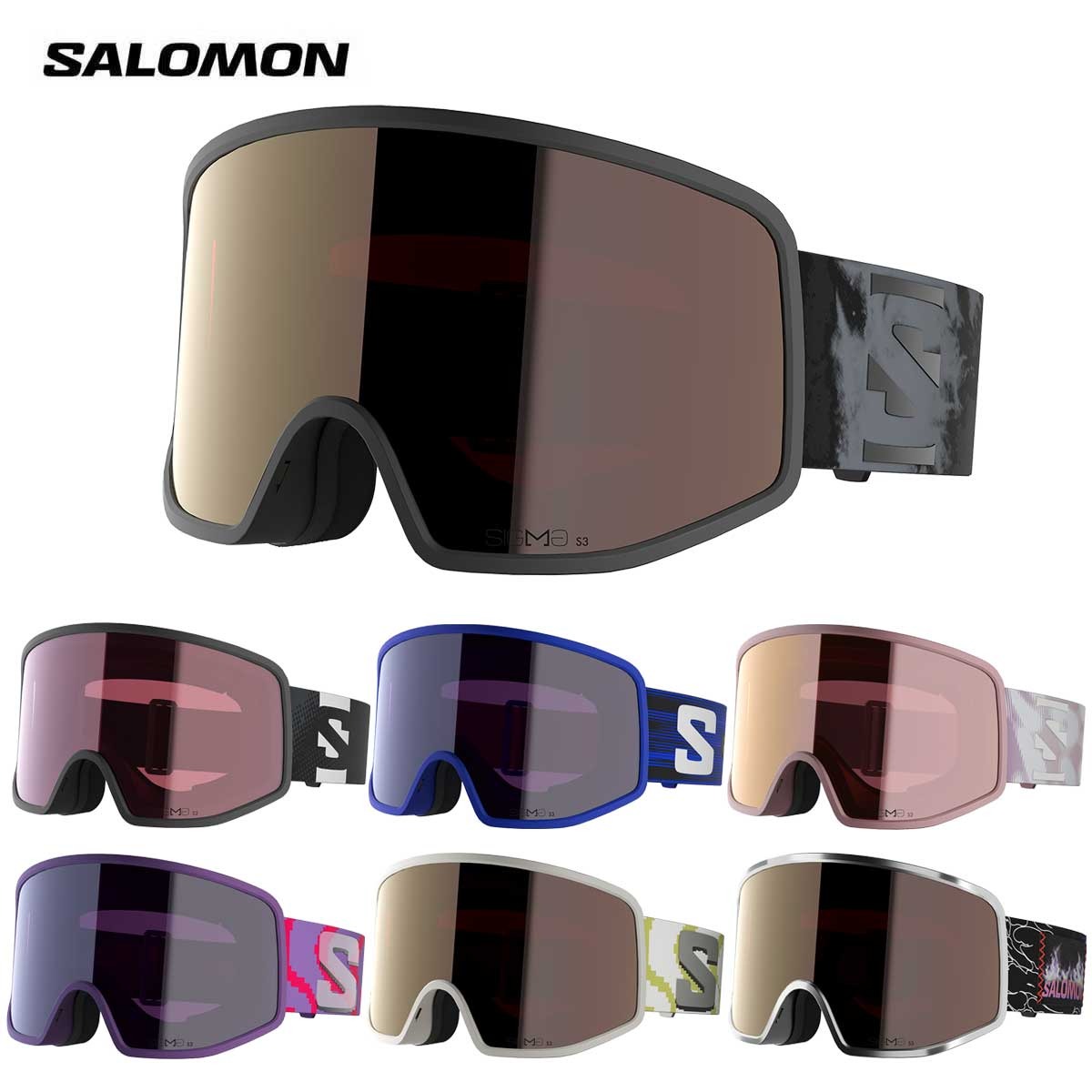 【新款预售】SALOMON〔滑雪镜〕＜2027＞SENTRY PRO SIGMA / and EXTRA LENS / / L4 00