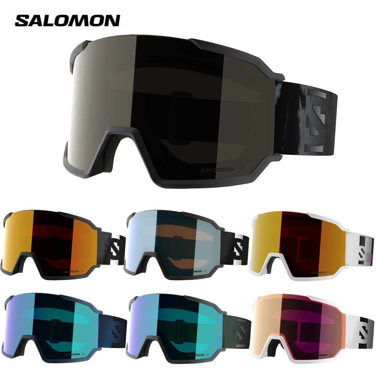 【新款预售】SALOMON〔滑雪镜〕＜2027＞S/VIEW 3 ML / L4 00
