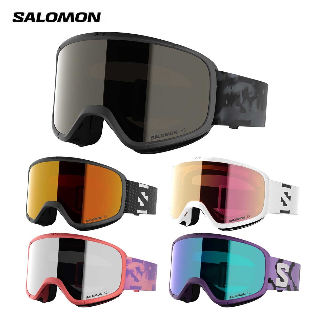 【新款預售】SALOMON〔滑雪鏡 兒童 少年〕＜2027＞LUMI / L4 00