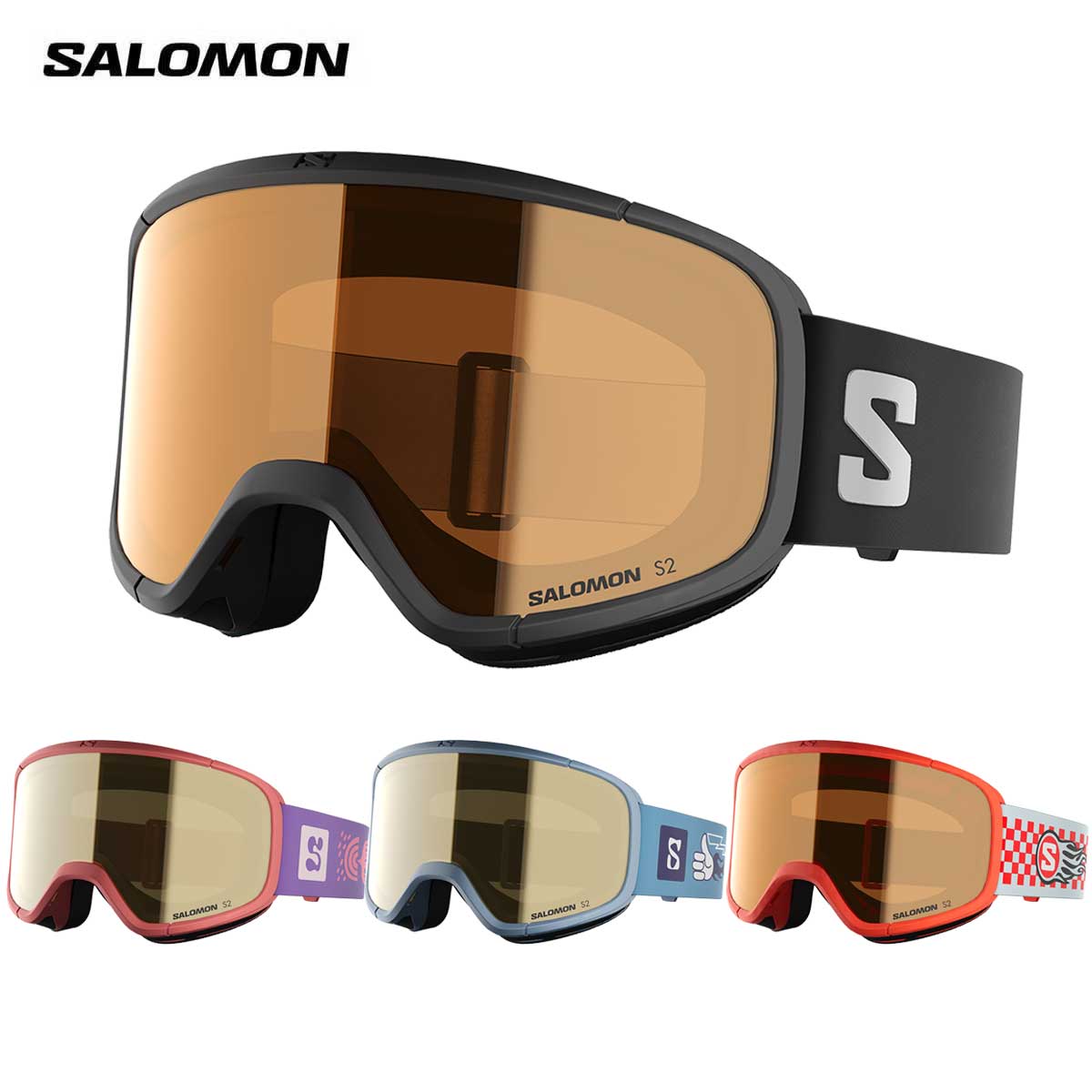 【新款預售】SALOMON〔滑雪鏡 兒童 少年〕＜2027＞RIO / L493 00