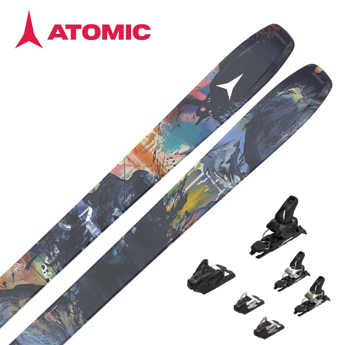 【新款預售】ATOMIC〔滑雪板〕＜2027＞BENT 100 / AA0030952 / +<27>ATOMIC STRIVE 12 GW