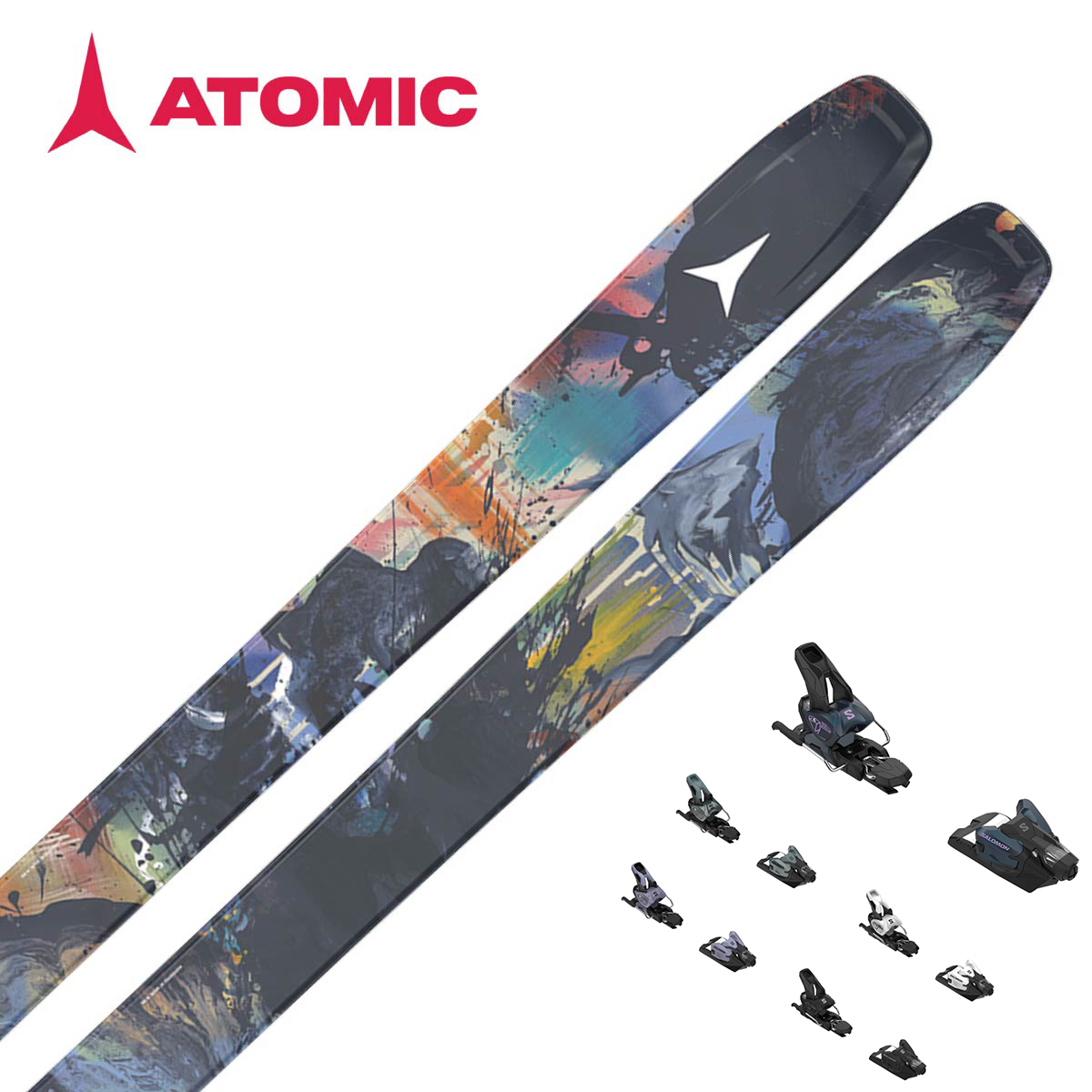 【新款預售】ATOMIC〔滑雪板〕＜2027＞BENT 100 / AA0030952 / +<27>SALOMON STRIVE 12 GW