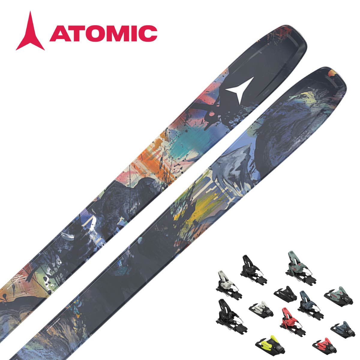 【新款預售】ATOMIC〔滑雪板〕＜2027＞BENT 100 / AA0030952 / +<27>SALOMON STRIVE 14 GW