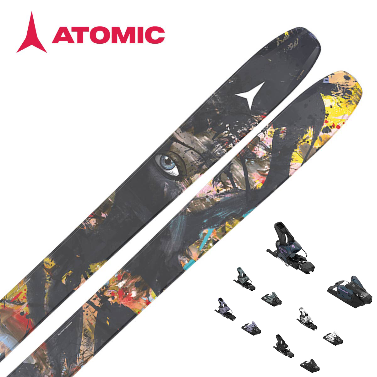 【新款預售】ATOMIC〔滑雪板〕＜2027＞BENT 110 / AA0030958 / +<27>SALOMON STRIVE 12 GW