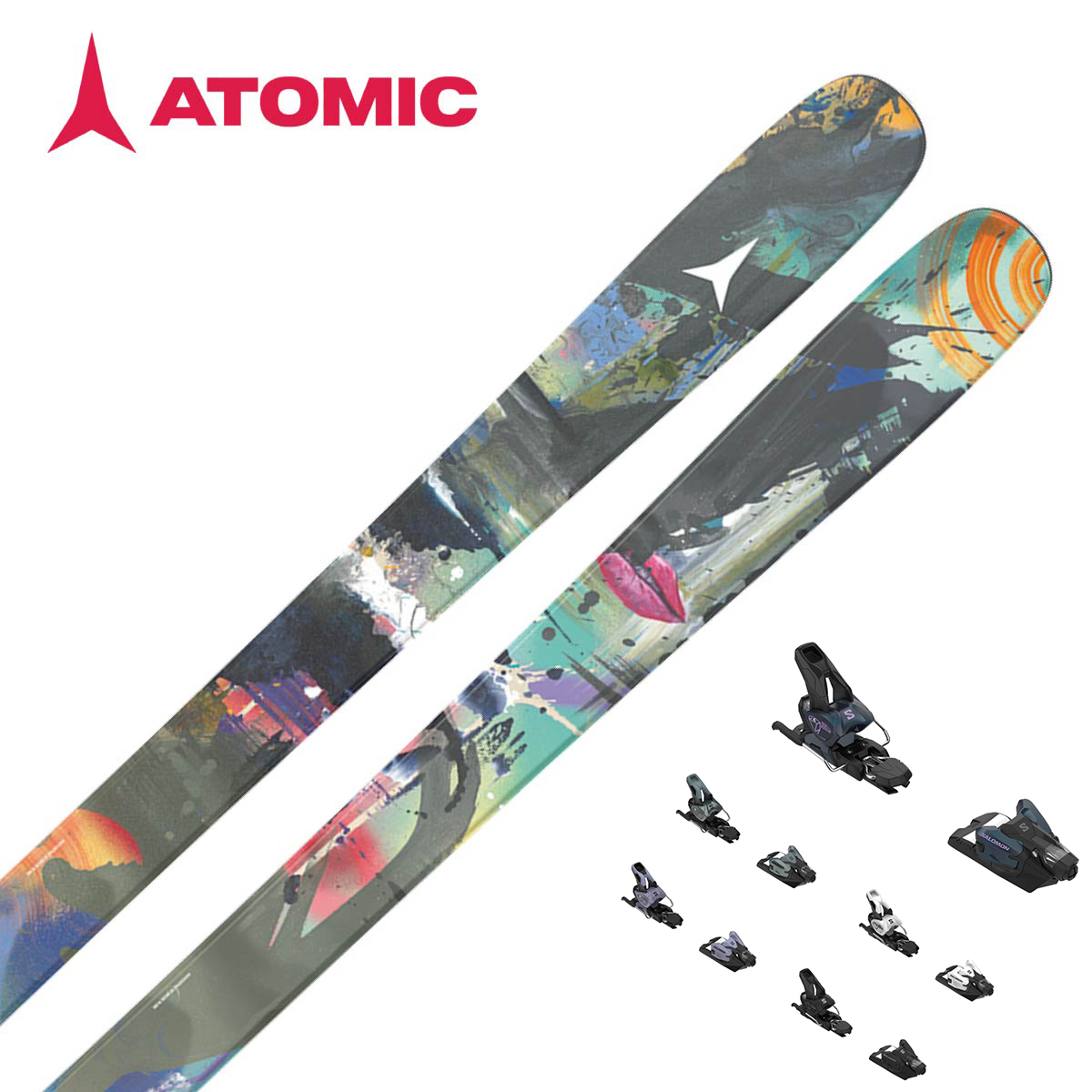 【新款預售】ATOMIC〔滑雪板〕＜2027＞BENT 85 / AA0030962 / +<27>SALOMON STRIVE 12 GW