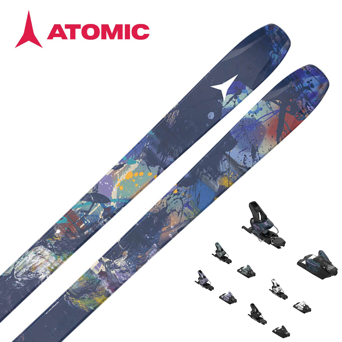 【新款預售】ATOMIC〔滑雪板〕＜2027＞BENT 90 / AA0030956 / +<27>SALOMON STRIVE 12 GW
