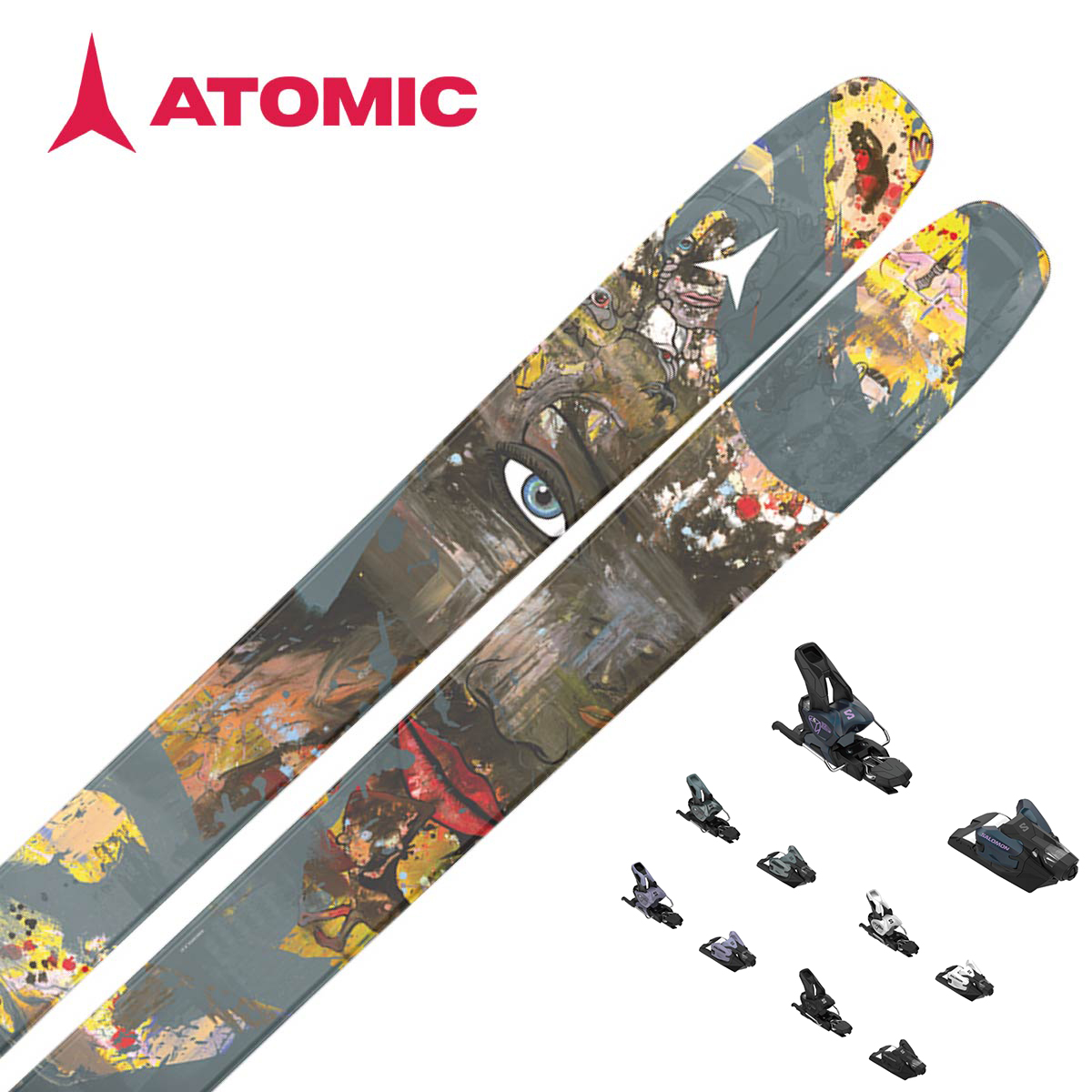 【新款預售】ATOMIC〔滑雪板〕＜2027＞BENT CHETLER 120 / AA0030954 / +<27>SALOMON STRIVE 12 GW