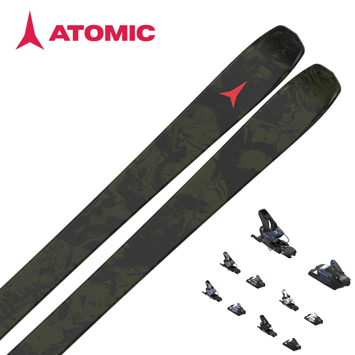 【新款预售】ATOMIC〔滑雪板〕＜2027＞BENT DECODE / AA0031034 / +<27>SALOMON STRIVE 12 GW