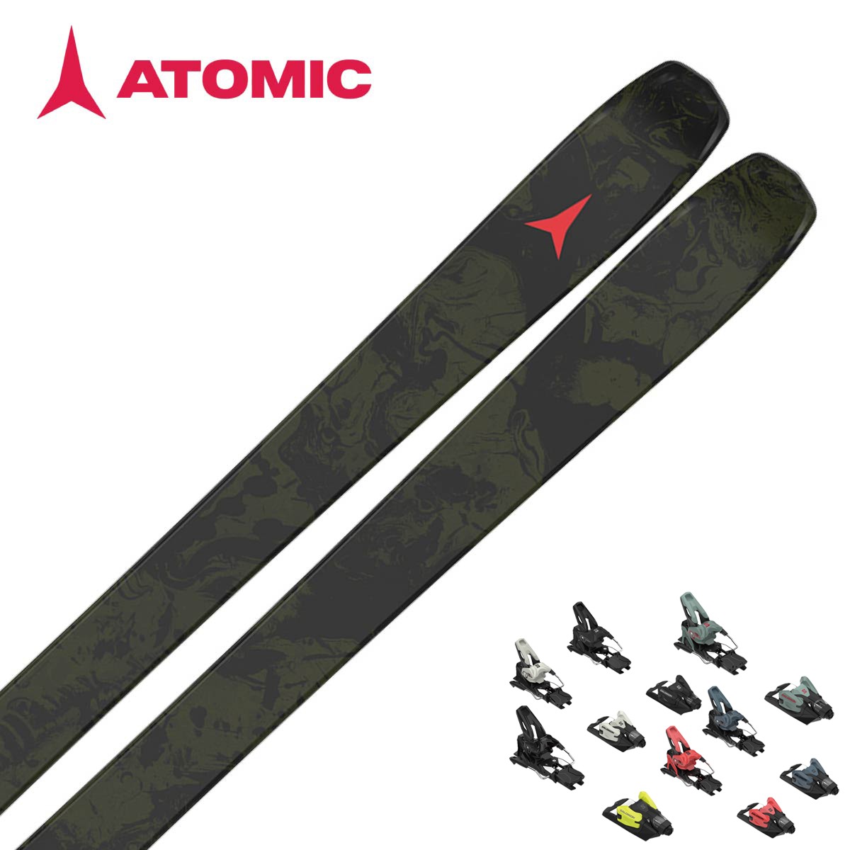 【新款預售】ATOMIC〔滑雪板〕＜2027＞BENT DECODE / AA0031034 / +<27>SALOMON STRIVE 14 GW