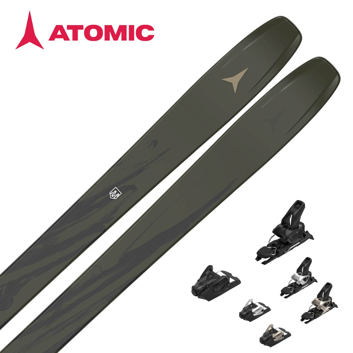 【新款預售】ATOMIC〔滑雪板〕＜2027＞MAVERICK 105 CTI / AA0030936 / +<27>ATOMIC STRIVE 12 GW
