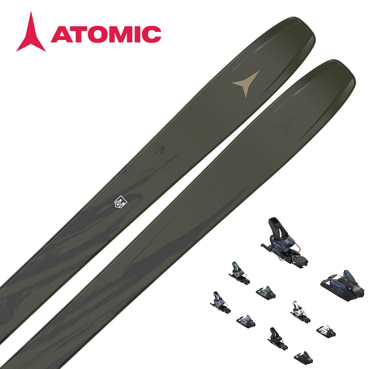 【新款预售】ATOMIC〔滑雪板〕＜2027＞MAVERICK 105 CTI / AA0030936 / +<27>SALOMON STRIVE 12 GW