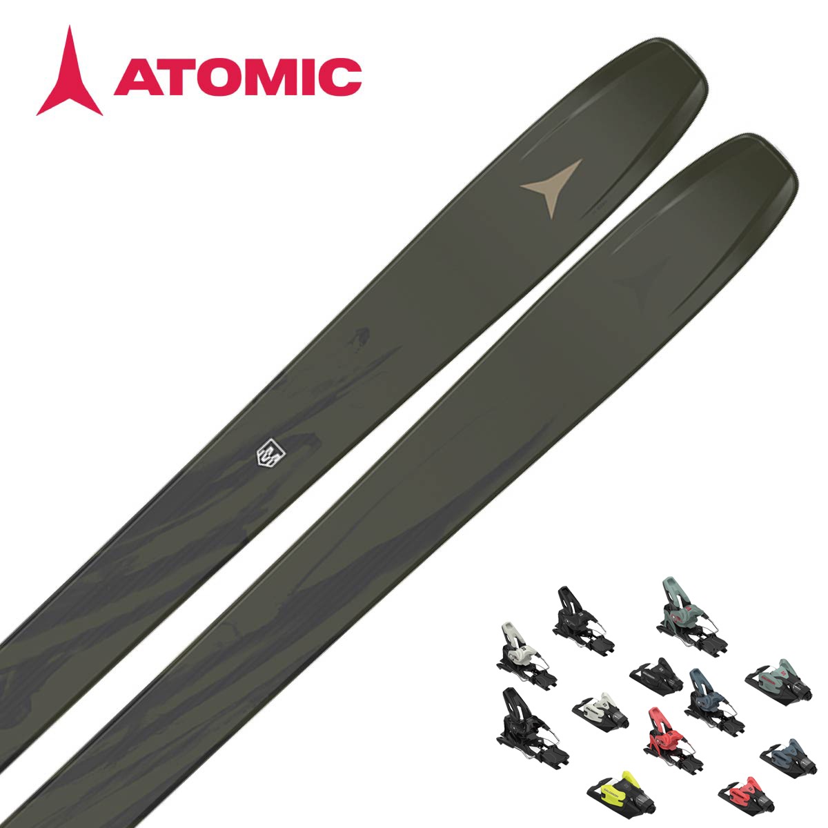 【新款預售】ATOMIC〔滑雪板〕＜2027＞MAVERICK 105 CTI / AA0030936 / +<27>SALOMON STRIVE 14 GW
