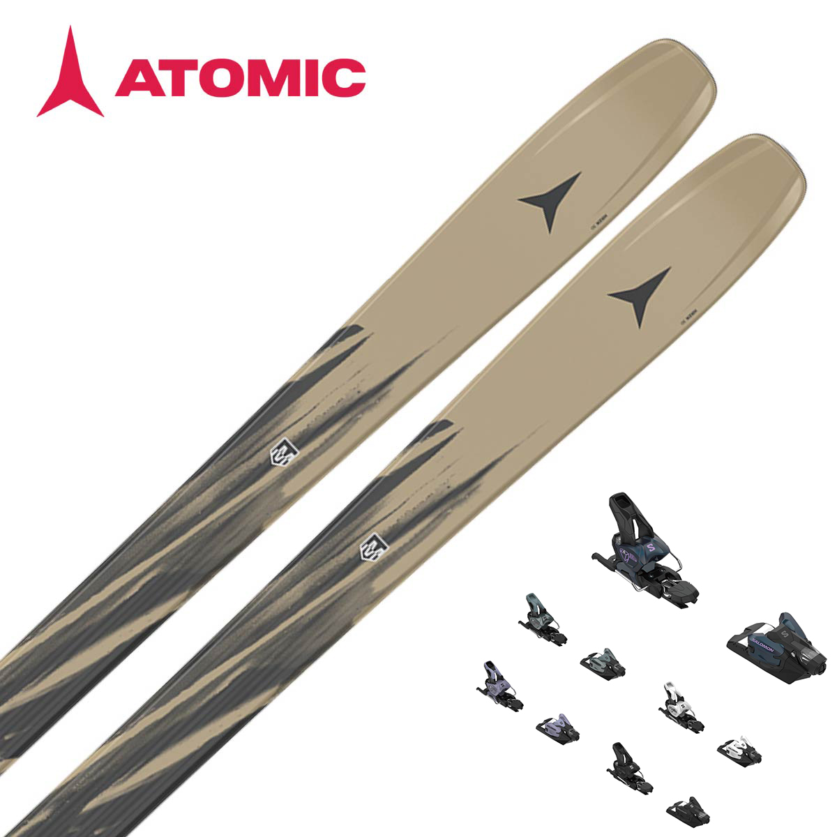 【新款預售】ATOMIC〔滑雪板〕＜2027＞MAVERICK 86 C / AA0030930 / +<27>SALOMON STRIVE 12 GW