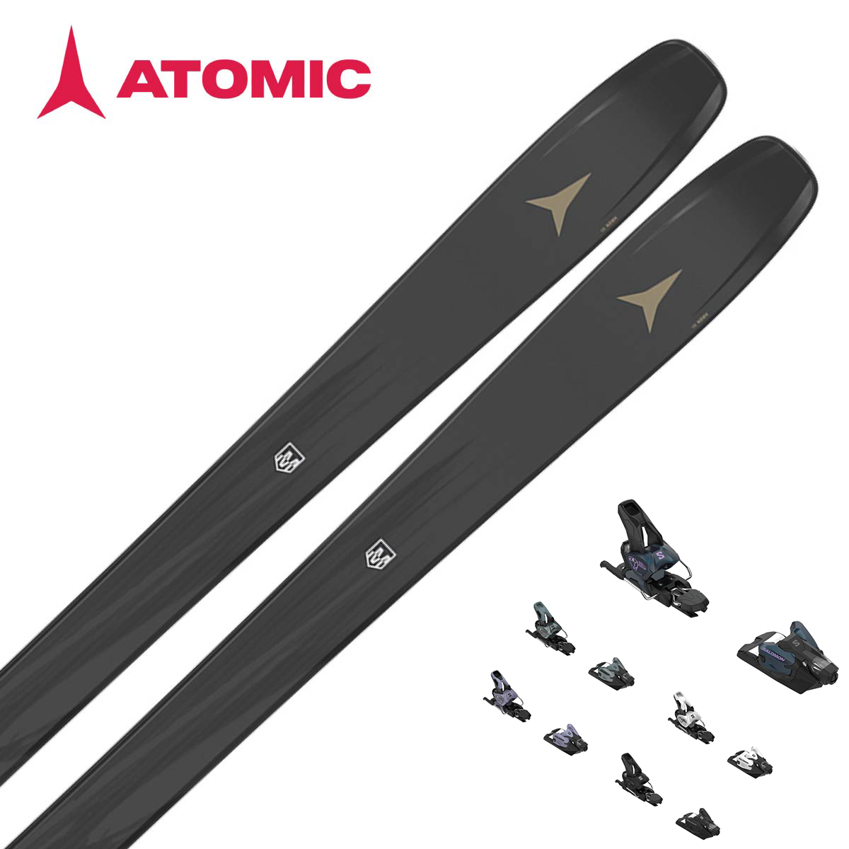 【新款预售】ATOMIC〔滑雪板〕＜2027＞MAVERICK 88 CTI / AA0030934 / +<27>SALOMON STRIVE 12 GW