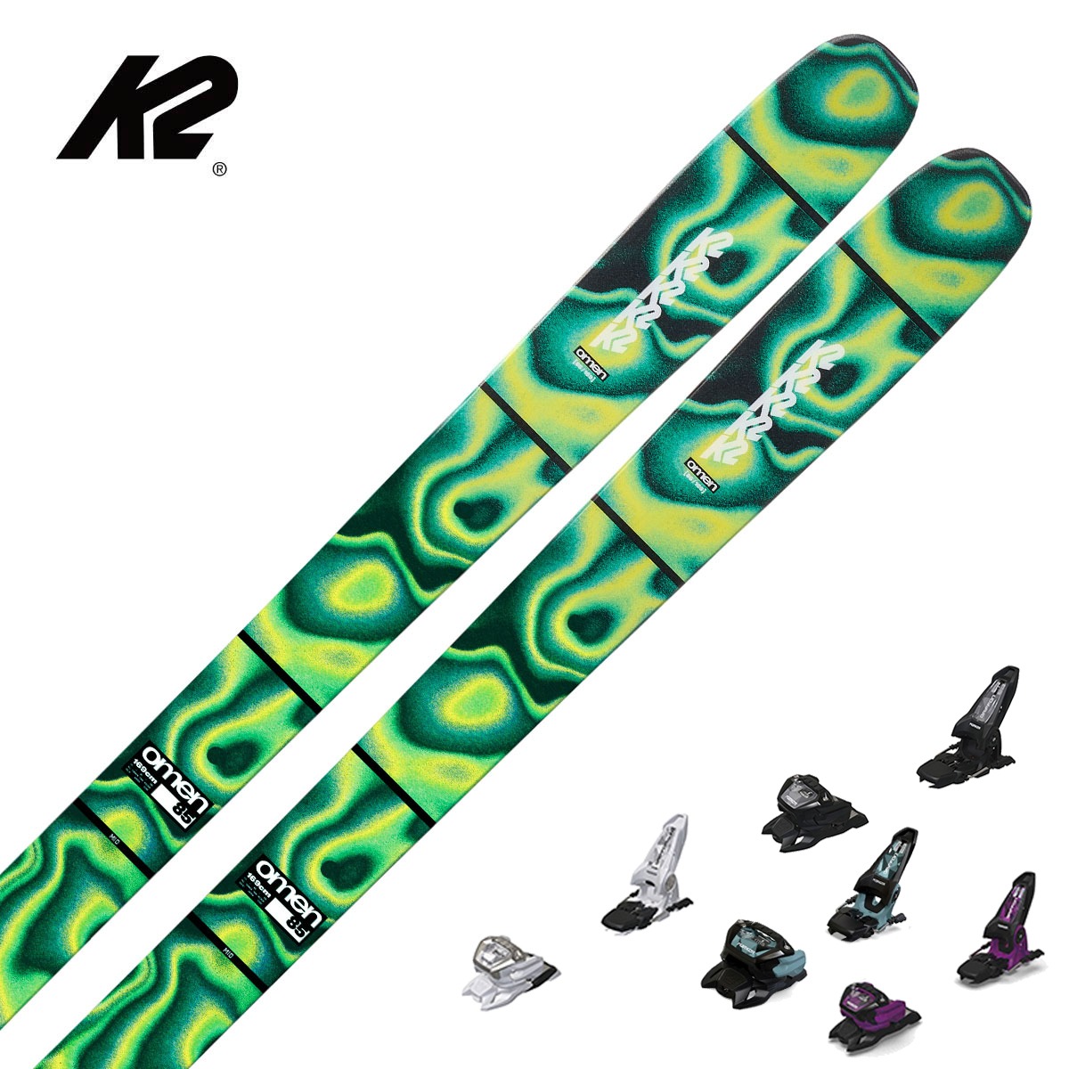 【新款预售】【特殊原因不能发中国】K2〔滑雪板〕＜2027＞OMEN 85 / KS250957 / +<26>GRIFFON 13 GW