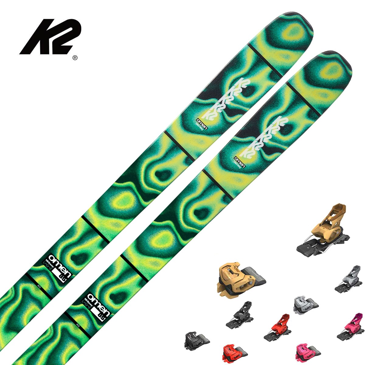 【新款预售】【特殊原因不能发中国】K2〔滑雪板〕＜2027＞OMEN 85 / KS250957 / +<27>ATTACK 14 GW