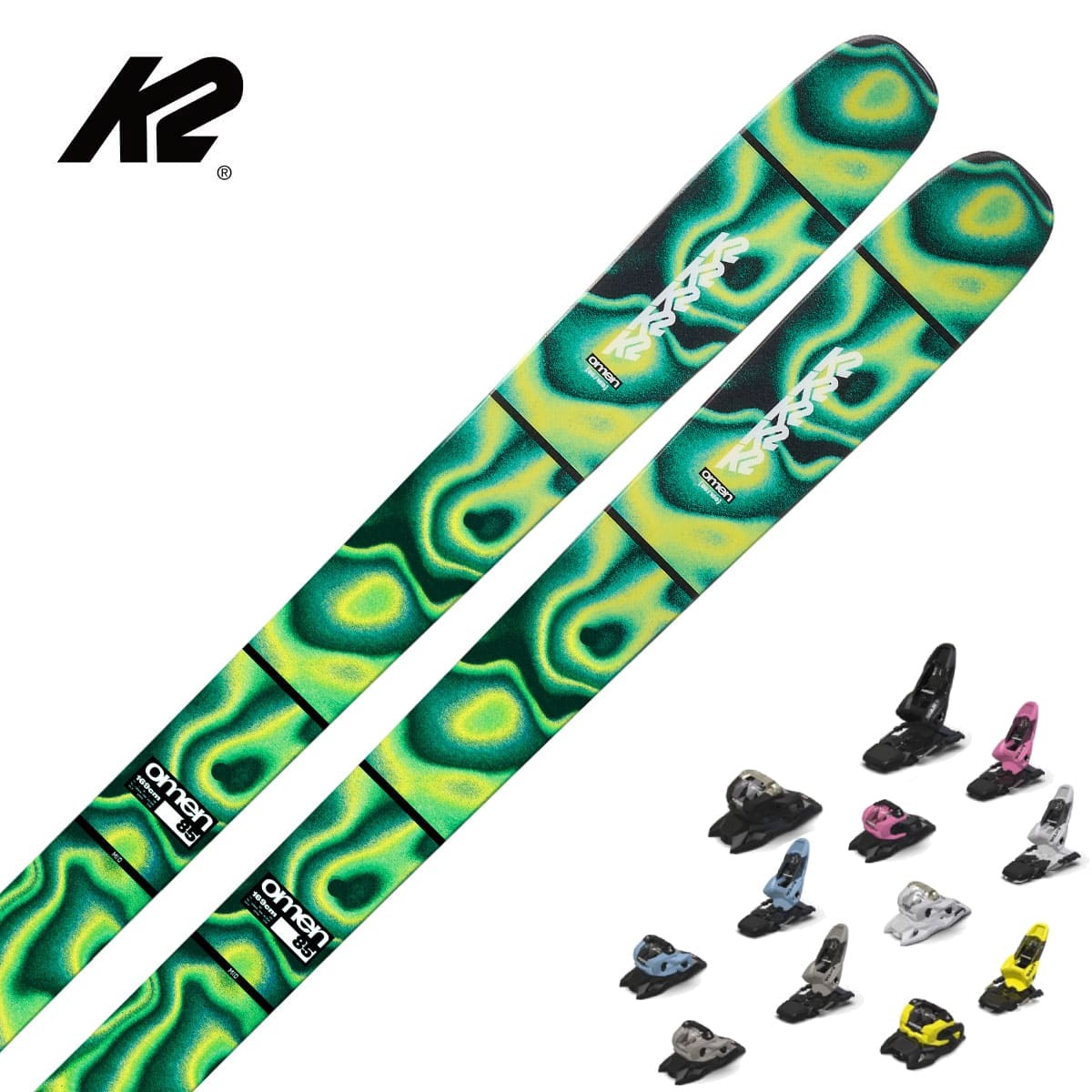 【新款预售】【特殊原因不能发中国】K2〔滑雪板〕＜2027＞OMEN 85 / KS250957 / +<27>SQUIRE 11