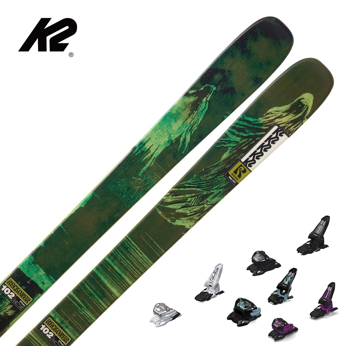 【新款预售】【特殊原因不能发中国】K2〔滑雪板〕＜2027＞RECKONER 102 / KS250953 / +<26>GRIFFON 13 GW