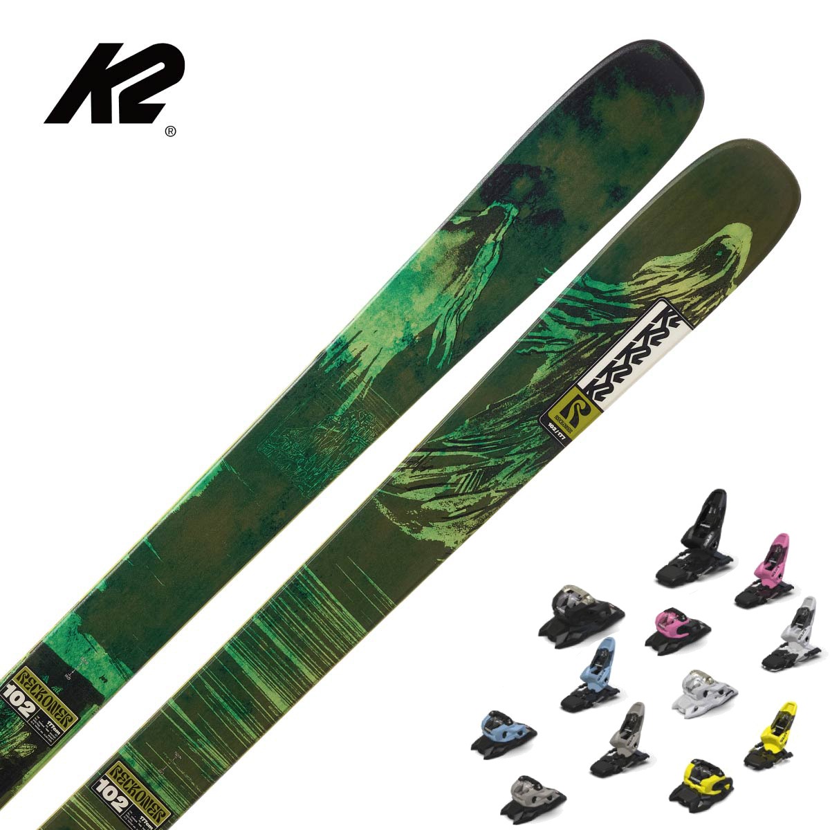 【新款预售】【特殊原因不能发中国】K2〔滑雪板〕＜2027＞RECKONER 102 / KS250953 / +<27>SQUIRE 11
