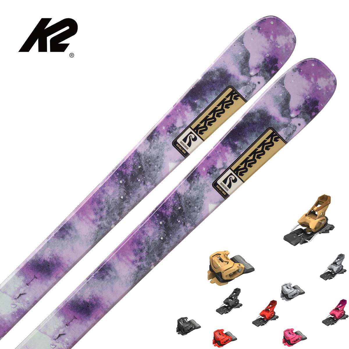 【新款预售】【特殊原因不能发中国】K2〔女款 滑雪板〕＜2027＞RECKONER 92 W / KS250973 / +<27>ATTACK 14 GW