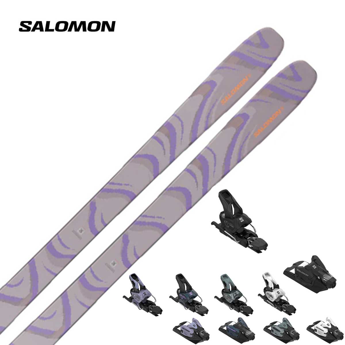 SALOMON〔滑雪板 女款〕＜2026＞QST 106 NIRVANA [L47825900] + <27>SALOMON STRIVE 12 GW