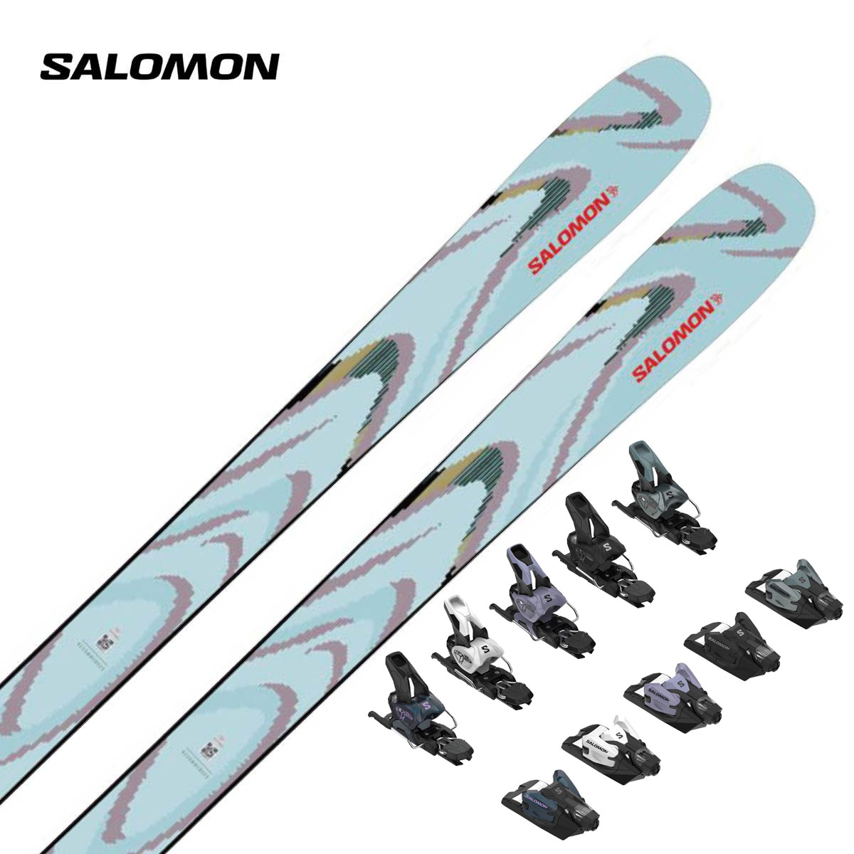 SALOMON〔滑雪板〕＜2026＞QST 94 ICED AQUA / L47774600 / + <27>SALOMON STRIVE 12 GW