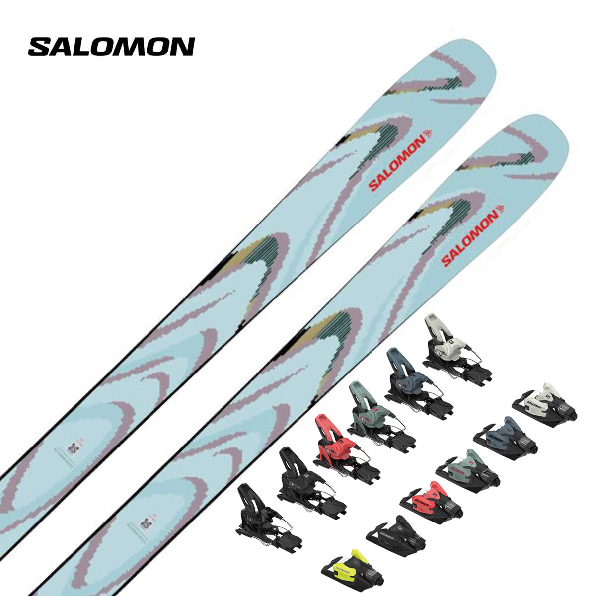 SALOMON〔滑雪板〕＜2026＞QST 94 ICED AQUA / L47774600 / + <27>SALOMON STRIVE 14 GW