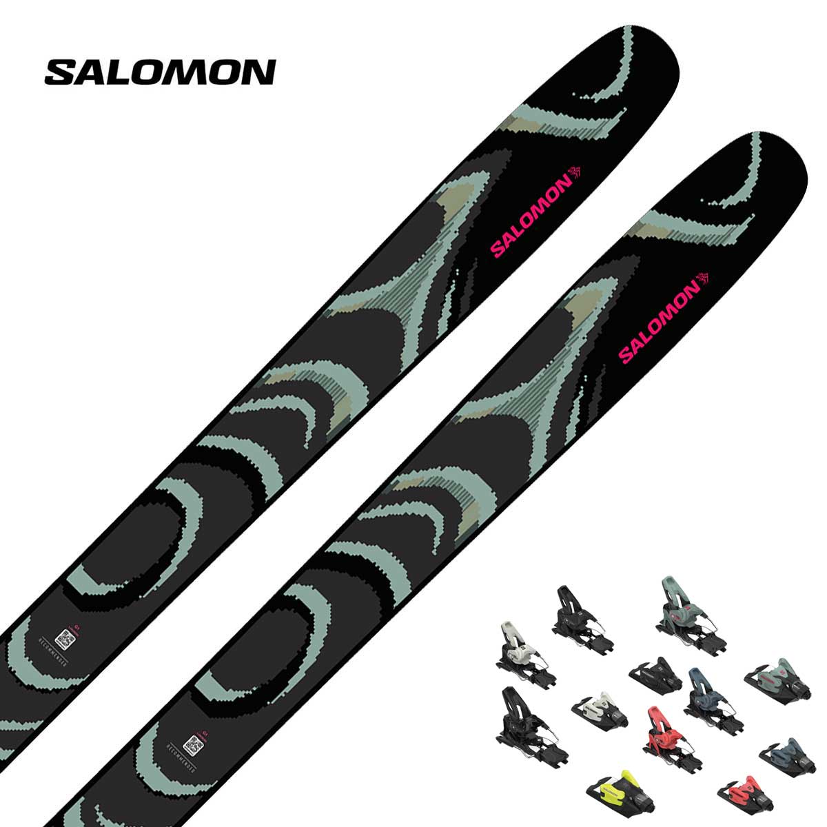 【新款預售】SALOMON〔滑雪板〕＜2027＞QST 100 BLACK / L49189200 / +<27>SALOMON STRIVE 14 GW