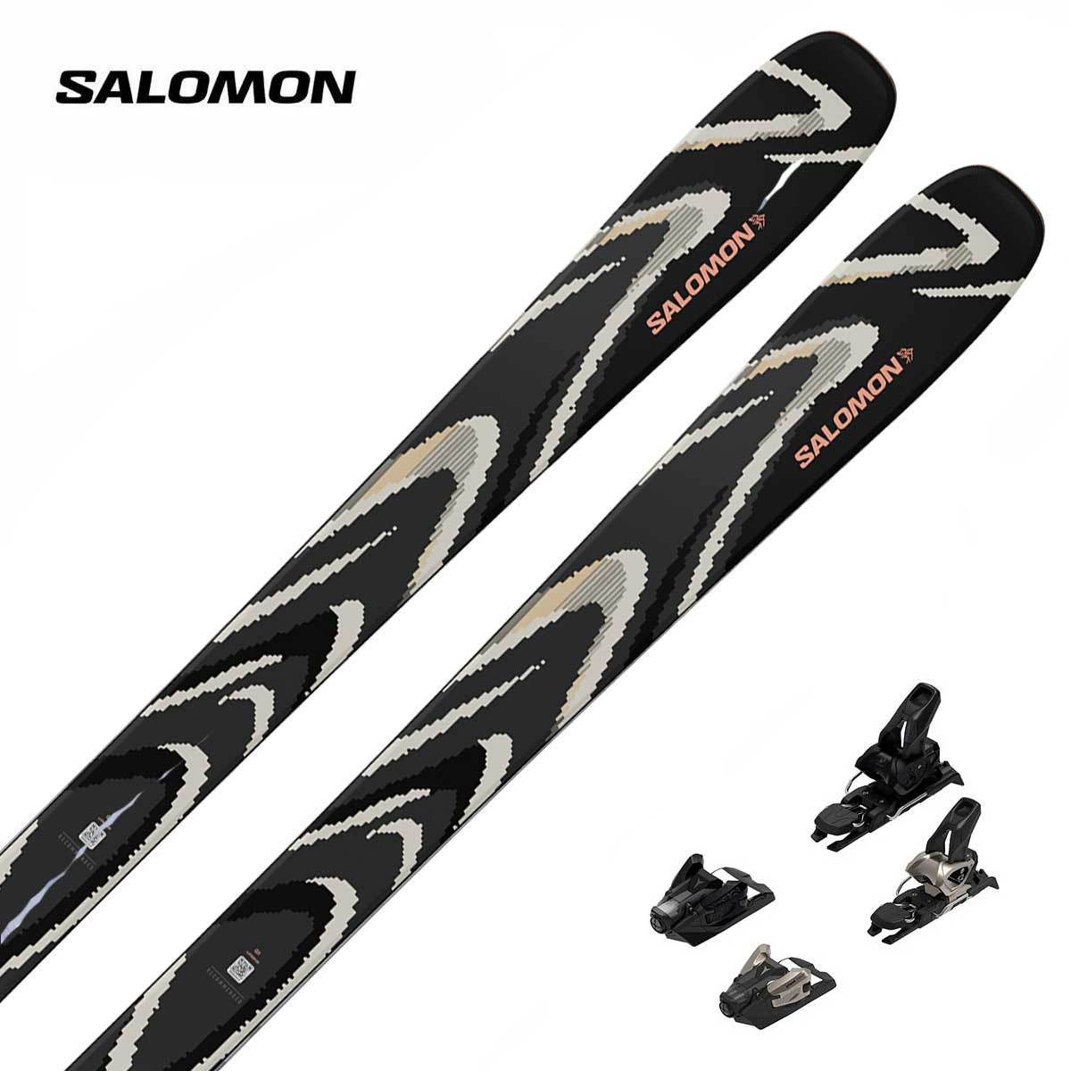 【新款預售】SALOMON〔滑雪板〕＜2027＞QST 94 BLACK / L47826100 / +<27>ATOMIC STRIVE 12 GW