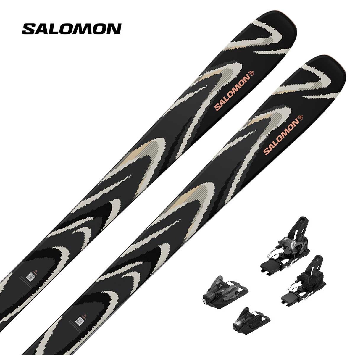 【新款预售】SALOMON〔滑雪板〕＜2027＞QST 94 BLACK / L47826100 / +<27>ATOMIC STRIVE 14 MN