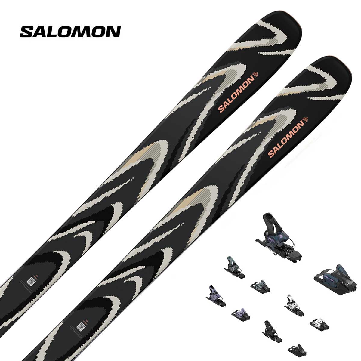 【新款預售】SALOMON〔滑雪板〕＜2027＞QST 94 BLACK / L47826100 / +<27>SALOMON STRIVE 12 GW