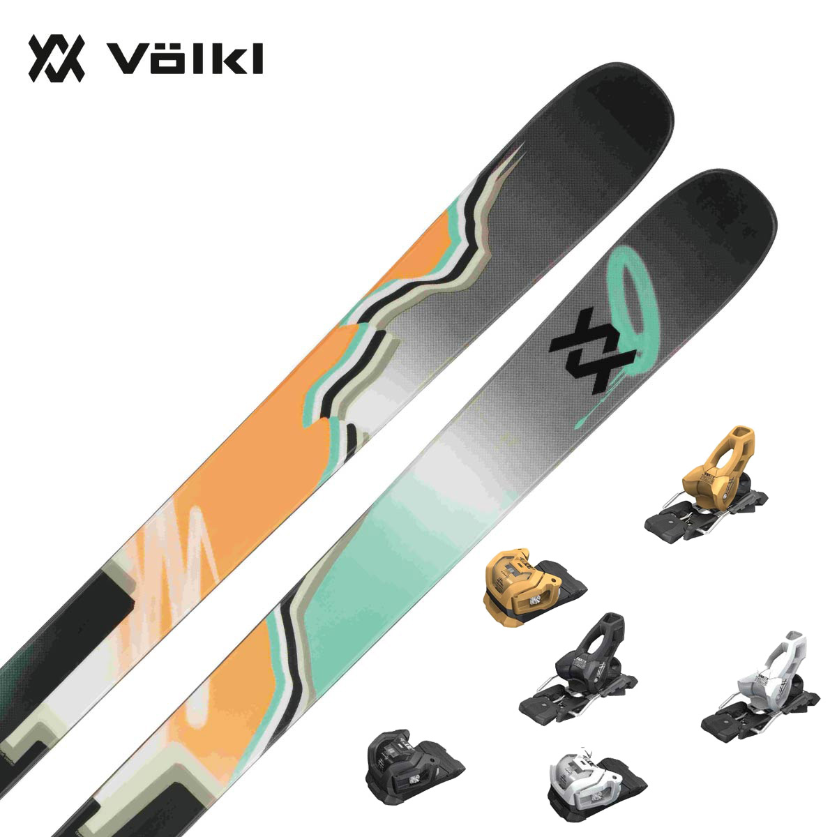 VOLKL〔滑雪板〕＜2025＞REVOLT 90 / V2410155000 / + <27>ATTACK LYT 11 GW