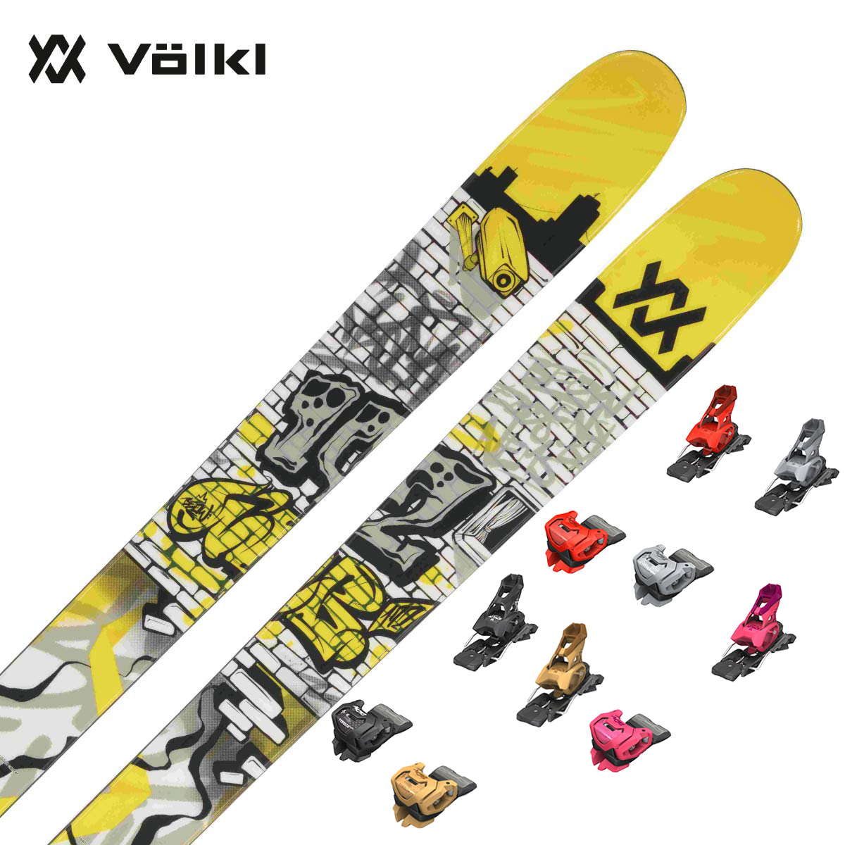 VOLKL〔滑雪板〕＜2025＞REVOLT 96 / V2410153000 / + <27>ATTACK 14 GW