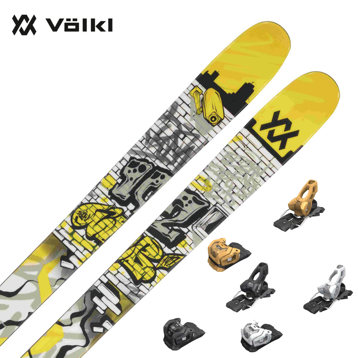 VOLKL〔滑雪板〕＜2025＞REVOLT 96 / V2410153000 / + <27>ATTACK LYT 11 GW