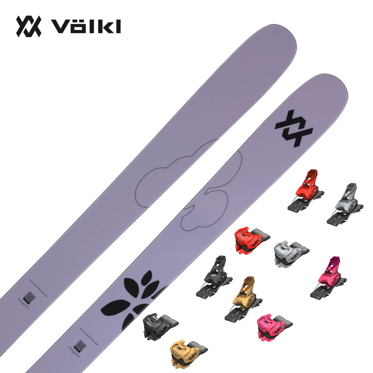 〔20261015〕VOLKL〔Skis〕＜2026＞REVOLT 104 FLAT / V2510153000 / + <27>ATTACK 14 GW