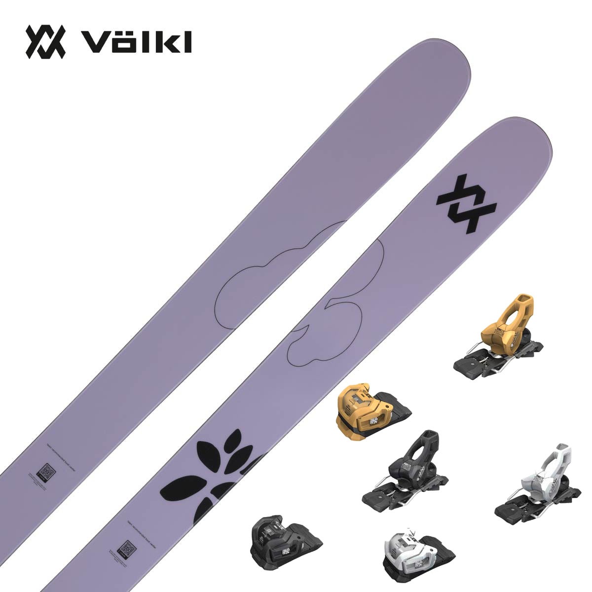 VOLKL〔滑雪板〕＜2026＞REVOLT 104 / Revolt 104 [V2510153.000] + <27>ATTACK LYT 11 GW