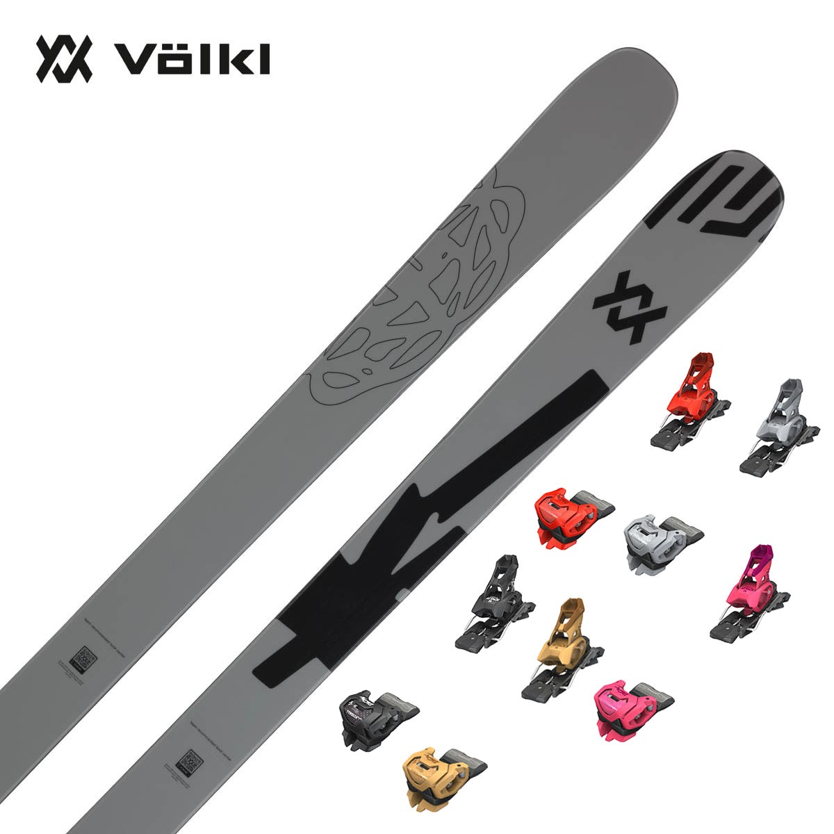 〔20261015〕VOLKL〔Skis〕＜2026＞REVOLT 90 FLAT / V2510156000 / + <27>ATTACK 14 GW