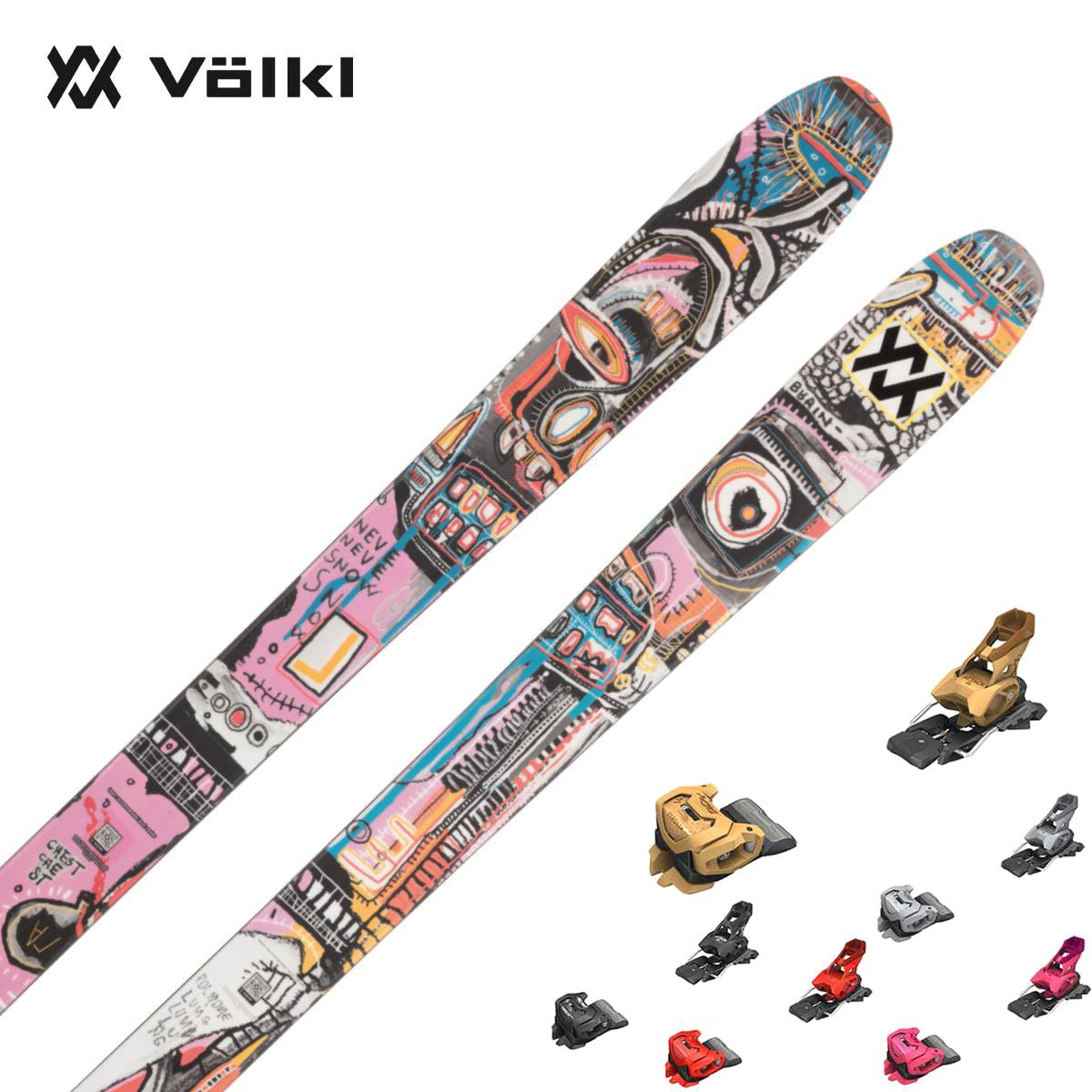 【新款预售】【特殊原因不能发中国】VOLKL〔滑雪板〕＜2027＞REVOLT 101 / V2610155 / +<27>ATTACK 14 GW