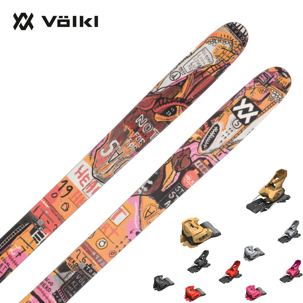 【新款预售】【特殊原因不能发中国】VOLKL〔滑雪板〕＜2027＞REVOLT 112 / V2610153 / +<27>ATTACK 14 GW